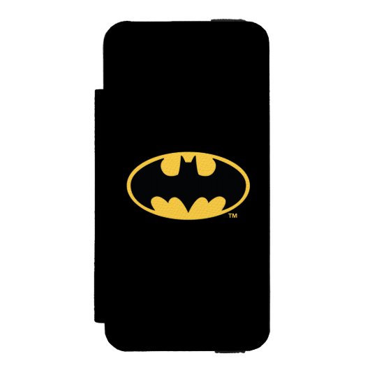 Batman Symbol | Ovale Logo Incipio iPhone Portemonnee Hoesje (Voorkant Agenda)
