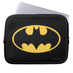 Batman Symbol   Ovale Logo Laptop Sleeve