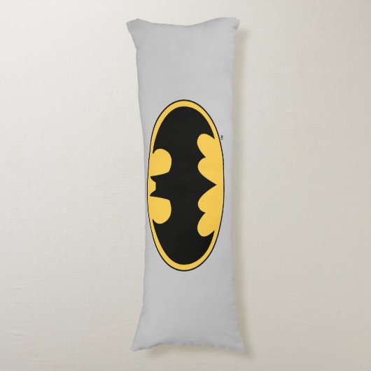 Batman Symbol | Ovale Logo Lichaamskussen (Voorkant Verticaal)
