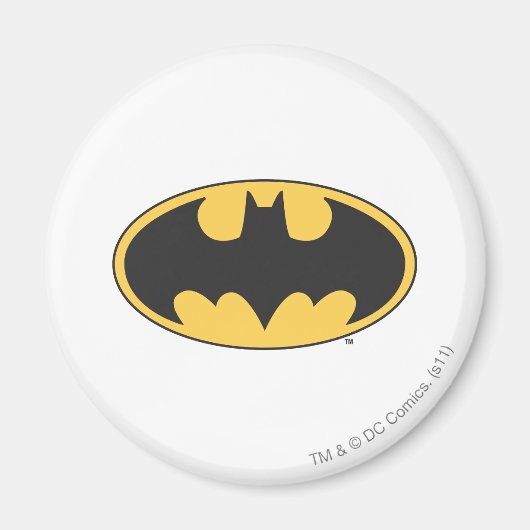 Batman Symbol | Ovale Logo Magneet (Voorkant)