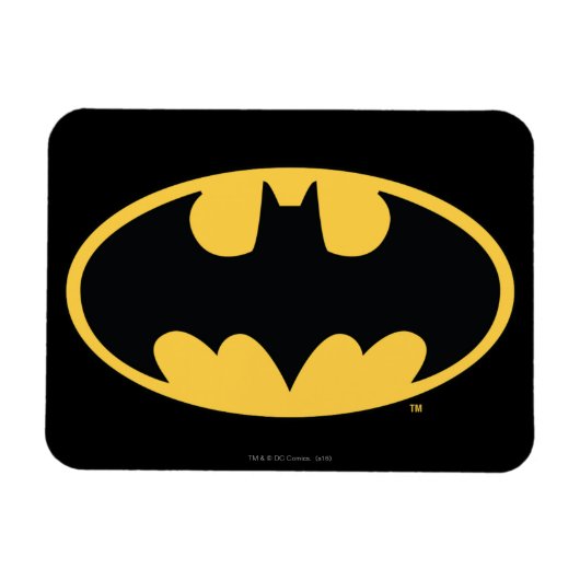 Batman Symbol | Ovale Logo Magneet (Horizontaal)