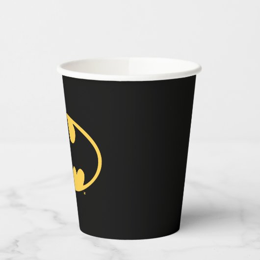 Batman Symbol | Ovale Logo Papieren Bekers (Links)