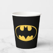 Batman Symbol | Ovale Logo Papieren Bekers (Voorkant)