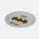 Batman Symbol | Ovale Logo Papieren Bordje (Gekanteld)