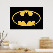 Batman Symbol | Ovale Logo Poster (Keuken)