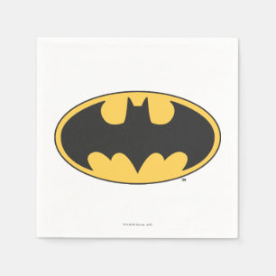Batman Symbol   Ovale Logo Servetten