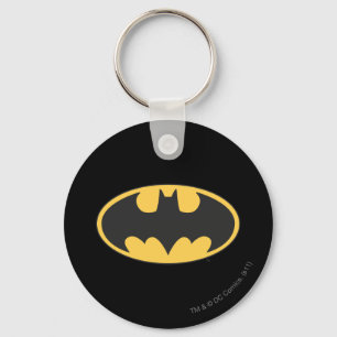 Batman Symbol Ovale Logo Sleutelhanger