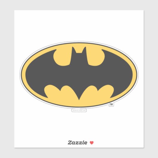 Batman Symbol | Ovale Logo Sticker (Vel)
