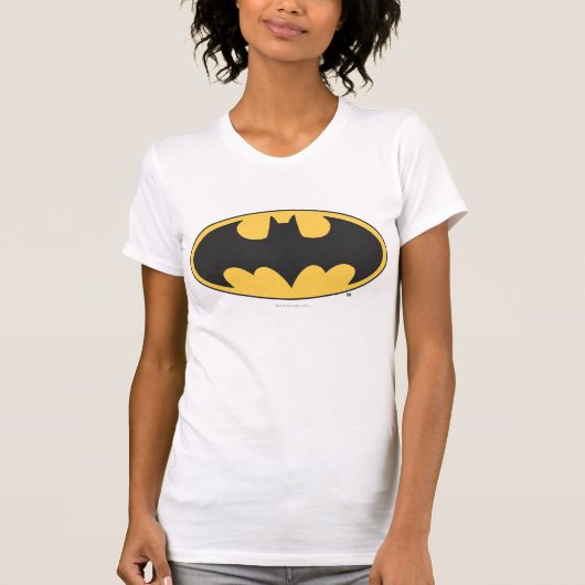 Batman Symbol | Ovale Logo T-shirt (Voorkant)