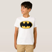 Batman Symbol | Ovale Logo T-shirt (Voorkant volledig)