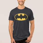 Batman Symbol | Ovale Logo Tri-Blend Shirt (Voorkant)