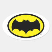Batman Symbol Ovale Sticker (Voorkant)