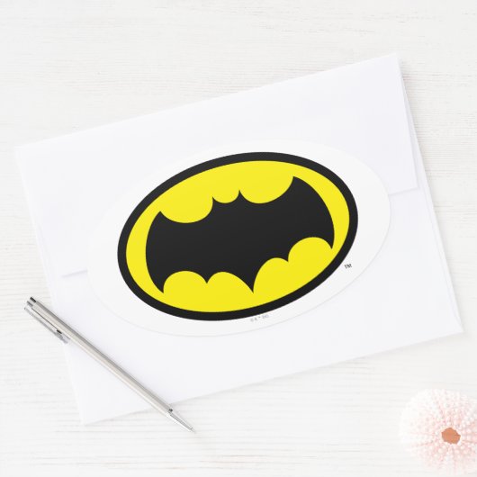 Batman Symbol Ovale Sticker (Envelop)