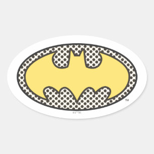 Batman Symbol   Showtime-Logo Ovale Sticker