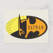 Batman Symbol | Silhouette Logo Briefkaart (Voorkant)