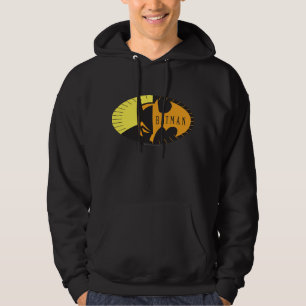 Batman Symbol   Silhouette Logo Hoodie