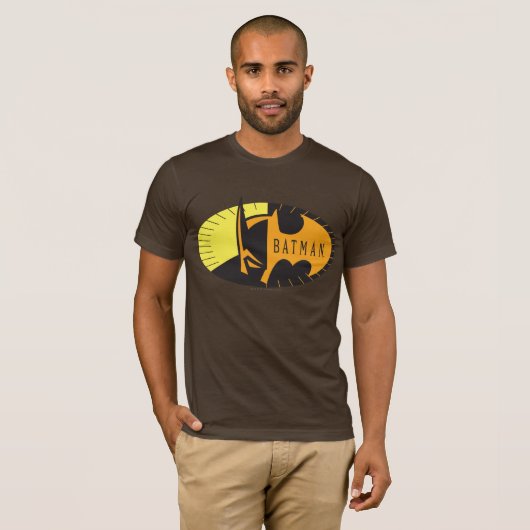 Batman Symbol | Silhouette Logo T-shirt (Voorkant volledig)