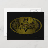 Batman Symbol | Skulls in Bat Logo Briefkaart (Voorkant / Achterkant)