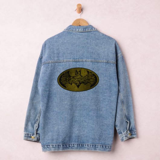 Batman Symbol | Skulls in Bat Logo Denim Jacket (Hangar)