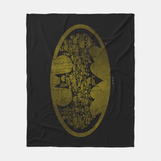 Batman Symbol | Skulls in Bat Logo Fleece Deken (Voorkant)