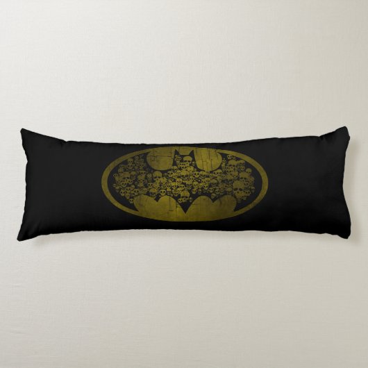 Batman Symbol | Skulls in Bat Logo Lichaamskussen (Voorkant)
