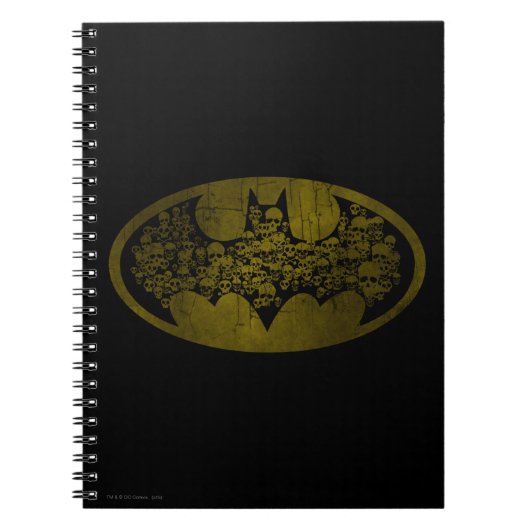 Batman Symbol | Skulls in Bat Logo Notitieboek (Voorkant)