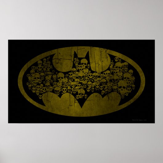 Batman Symbol | Skulls in Bat Logo Poster (Voorkant)