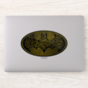 Batman Symbol   Skulls in Bat Logo Sticker