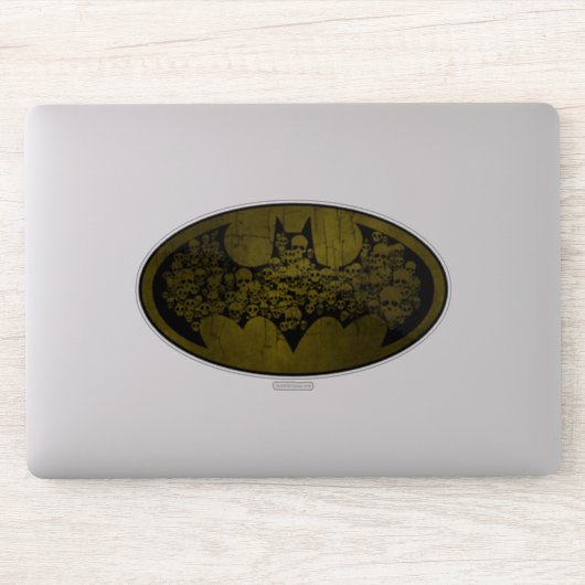 Batman Symbol | Skulls in Bat Logo Sticker (Computer)