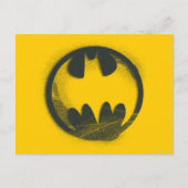 Batman Symbol | Spuitsymbool Logo Briefkaart (Voorkant)