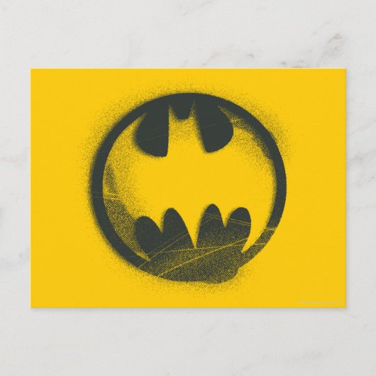 Batman Symbol | Spuitsymbool Logo Briefkaart (Voorkant)