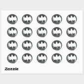 Batman Symbol | Spuitsymbool Logo Ronde Sticker (Vel)