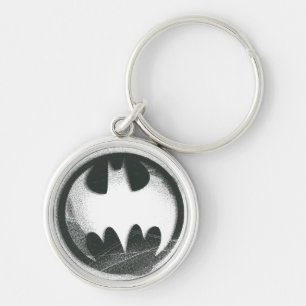 Batman Symbol Spuitsymbool Logo Sleutelhanger