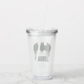 Batman Symbol | Spuitverf-Logo Acryl Drinkbeker (Achterkant)