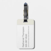 Batman Symbol | Spuitverf-Logo Bagagelabel (Achterkant verticaal)