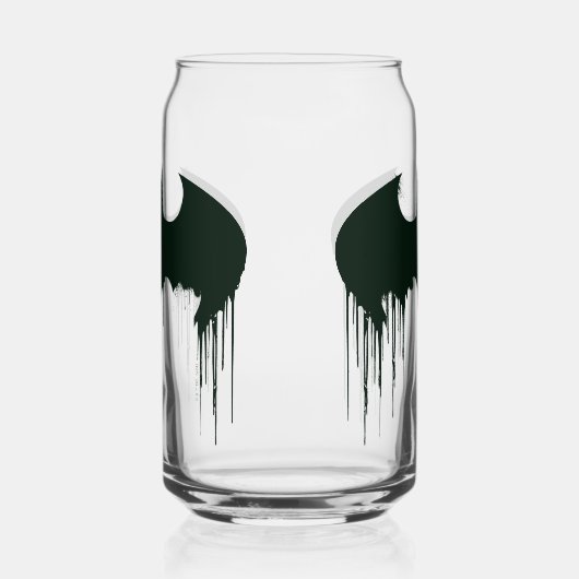 Batman Symbol | Spuitverf-Logo Blikvorm Glas (Rechts)