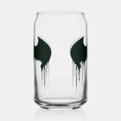 Batman Symbol | Spuitverf-Logo Blikvorm Glas (Links)