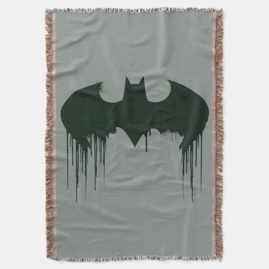Batman Symbol | Spuitverf-Logo Deken (Voorkant Verticaal)