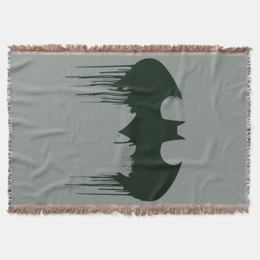 Batman Symbol | Spuitverf-Logo Deken (Voorkant)