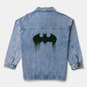 Batman Symbol | Spuitverf-Logo Denim Jacket (Achterkant)