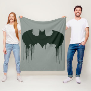 Batman Symbol   Spuitverf-Logo Fleece Deken