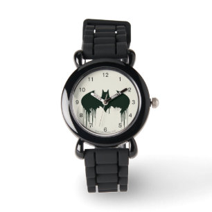 Batman Symbol   Spuitverf-Logo Horloge