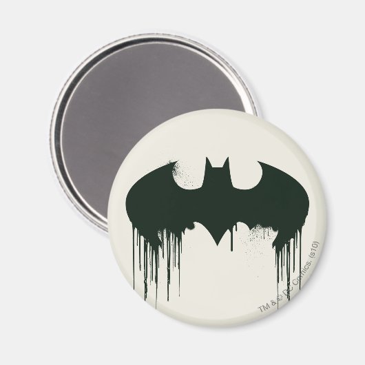 Batman Symbol | Spuitverf-Logo Magneet (Voorkant / Achterkant)