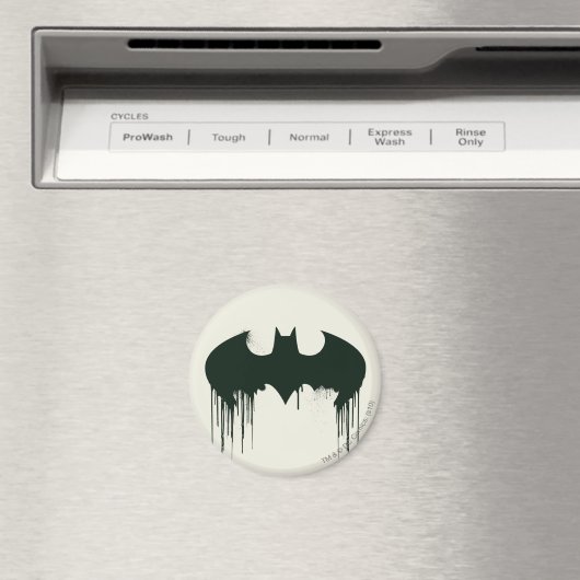 Batman Symbol | Spuitverf-Logo Magneet (Insitu (Vaatwasser))