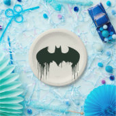Batman Symbol | Spuitverf-Logo Papieren Bordje (Feest)