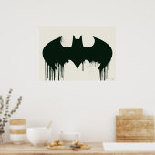 Batman Symbol | Spuitverf-Logo Poster (Keuken)