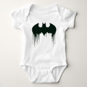 Batman Symbol | Spuitverf-Logo Romper (Voorkant)