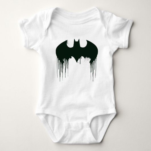Batman Symbol | Spuitverf-Logo Romper (Voorkant)