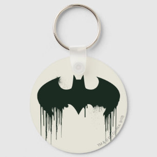 Batman Symbol Spuitverf-Logo Sleutelhanger