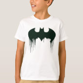 Batman Symbol | Spuitverf-Logo T-shirt (Voorkant)